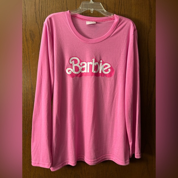 Barbie Women's 2-Piece Long Sleeve Sleepwear Jogger Pajama Set XXL - Picture 4 of 12